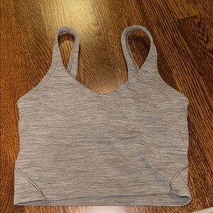 Lululemon Align Tank Cropped- Heathered Grey
